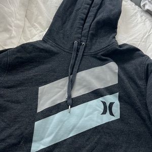 Dark grey Hurley pull over sweatshirt with pocket